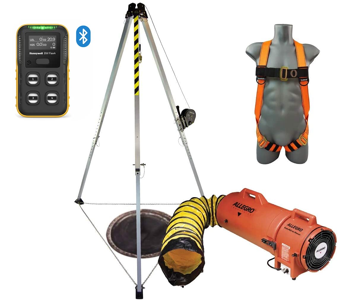 Confined Space Kit FRONTLINECSEKIT Rescue System Complete Safety