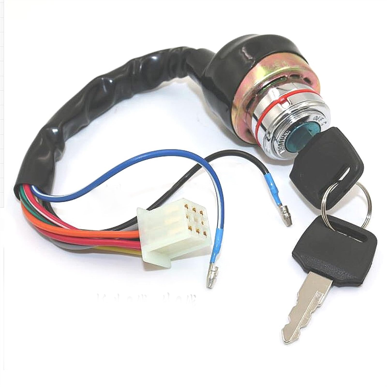 Interruttore di accensione per Moto Suzuki AX100 100cc, Interruttore di accensione Elettrico, Lucchetto di accensione, Tappo Serbatoio, Kit di bloccaggio della Testata.