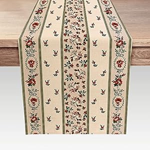 Spring Table Runner Flower Table Runners Burlap Fabric, Farmhouse Holiday Kitchen Dining Table Decoration for Kitchen Dining Room Coffee Table 13 x 72 Inches Spring Table Runner Flower Table Runners Burlap Fabric Farmhouse Holiday Kitchen Dining Table Decoration for Kitchen Dining Room Coffee Table 13 x 72 Inches