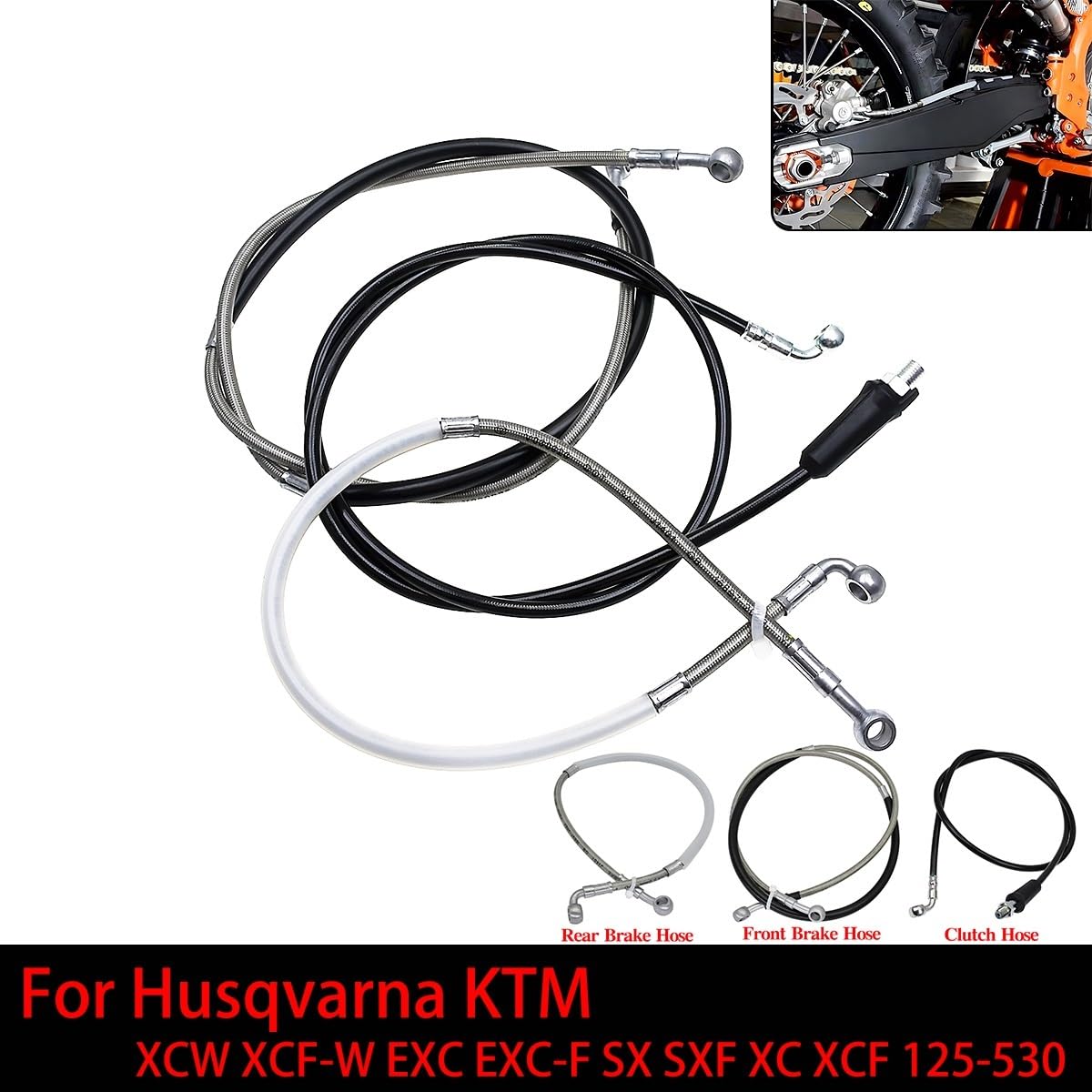Kupplungszugverbindung Passend Für KTM SX XC, EXC XCW, SXF XCF, EXCF 125, 150, 250, 300, 350, 450, 500, 10 Mm Brems- Und Kupplungsschlauch (vorne/hinten), Ölleitung(Clutch tubing)
