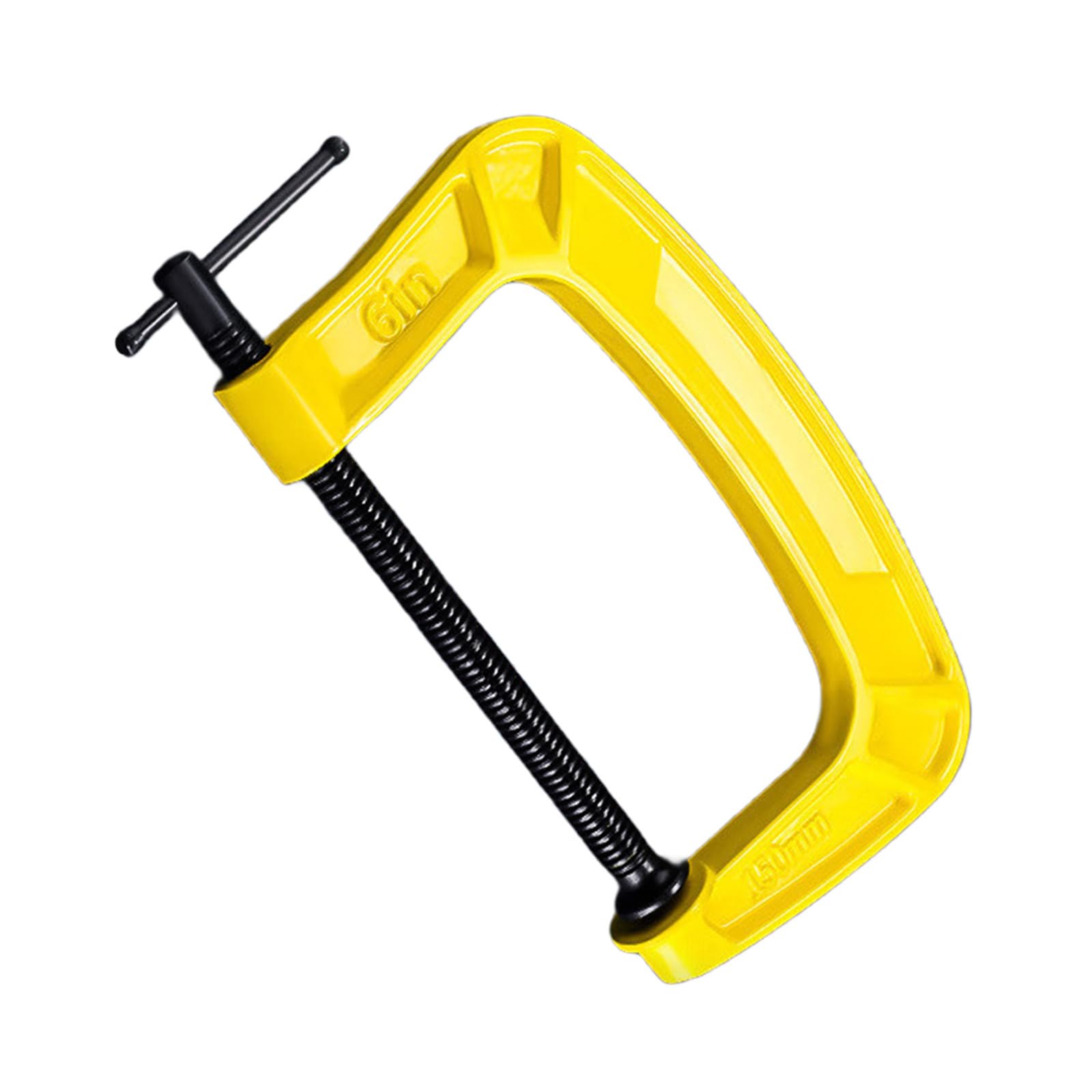 Portable Sturdy G Clamps for Woodworking Projects Crafted from Ductile Iron Ensuring Stability and High Furniture Making Clamps