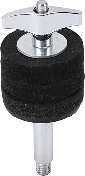 Cymbal Stacker, Felt Water Cymbal Stand Aluminum Alloy Water Cymbal Stand Attachment for Drum Kit Aluminum Alloy + Felt