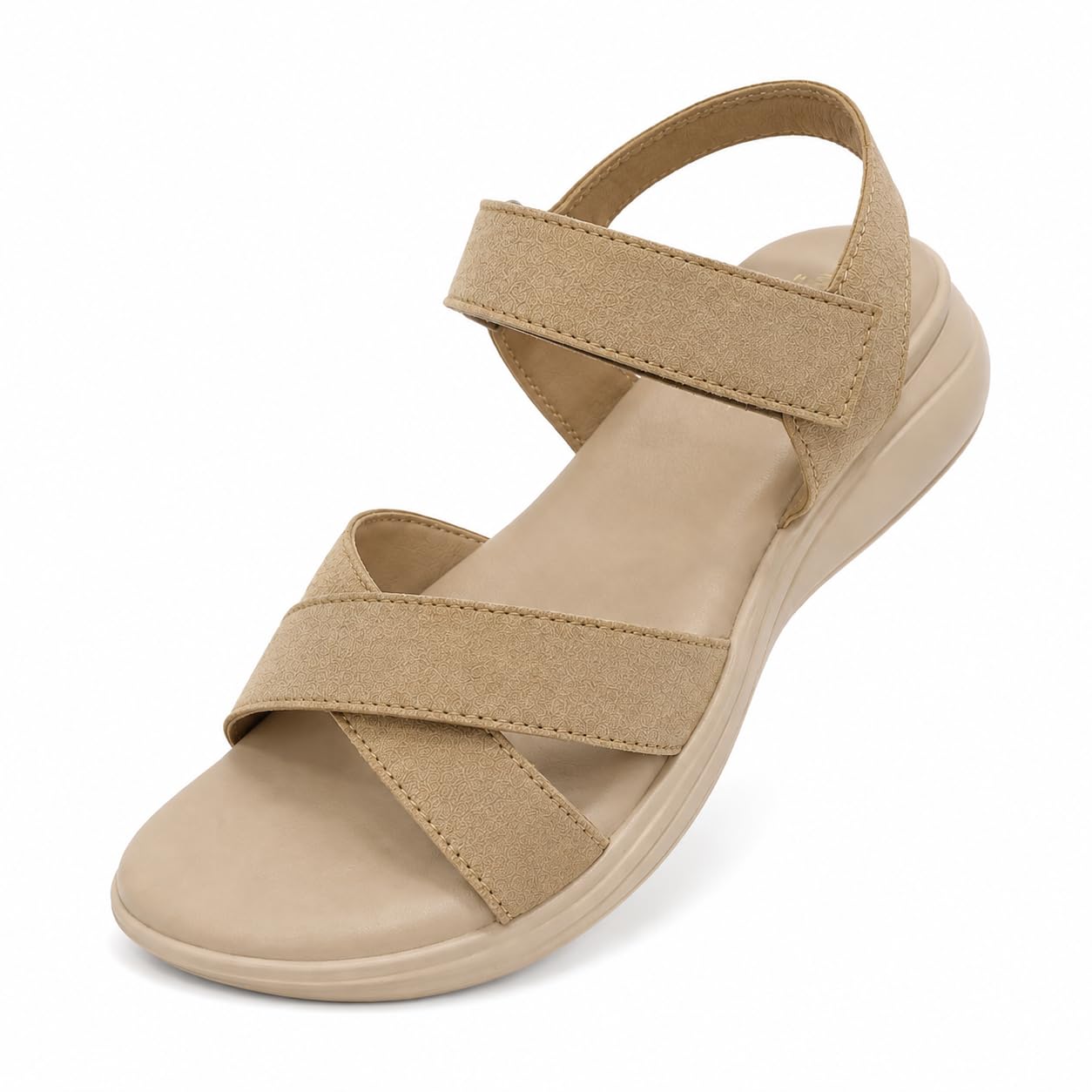 Women's Desert Beige Comfort Platform Sandal-image-25