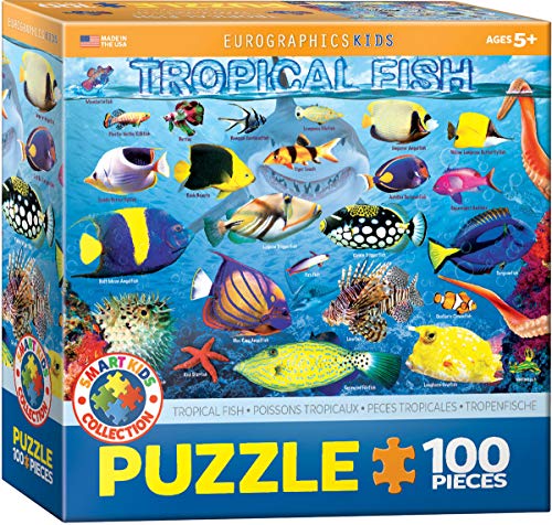 EuroGraphics Tropical Fish 100Piece Puzzle, Multi-Colored