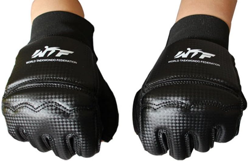 AZBUY Taekwondo Training Gloves, Half Finger Punch Bag Boxing Martial Arts MMA UFC Sparring Grappling Muay Thai Gloves for Men Women Kids : Sports & Outdoors
