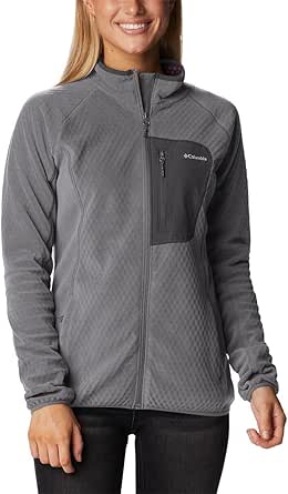 Columbia Men's Outdoor Tracks Full Zip II, Black/City Grey, M - View #6