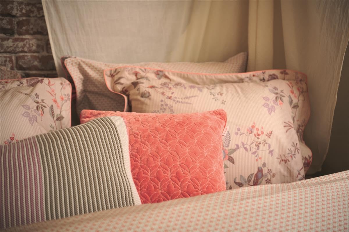 PiP Studio Quilty Dreams Farbe Coral Größe 45x45