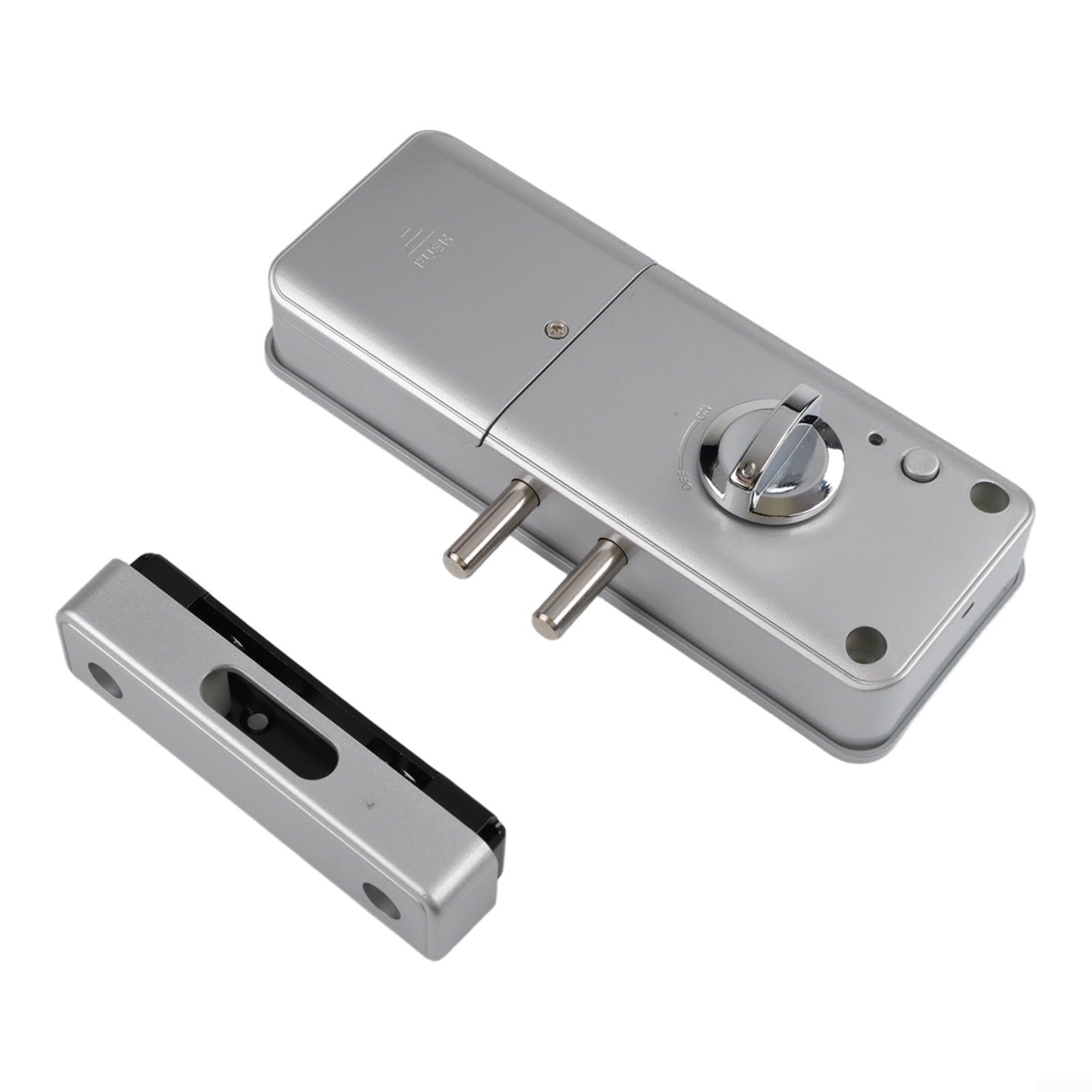 HpLive Para cerradura de puerta inteligente invisible para control de aplicación de madera (plata) | Para un diseño invisible, integración perfecta en madera, mayor seguridad contra robos, aspecto moderno