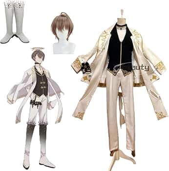 加賀美ハヤト　コスプレ　天使衣装　ウィッグ付き Amazon.co.jp: [ワンワンワン] Vtuber 加賀美ハヤト 天使衣装 コスプレ
