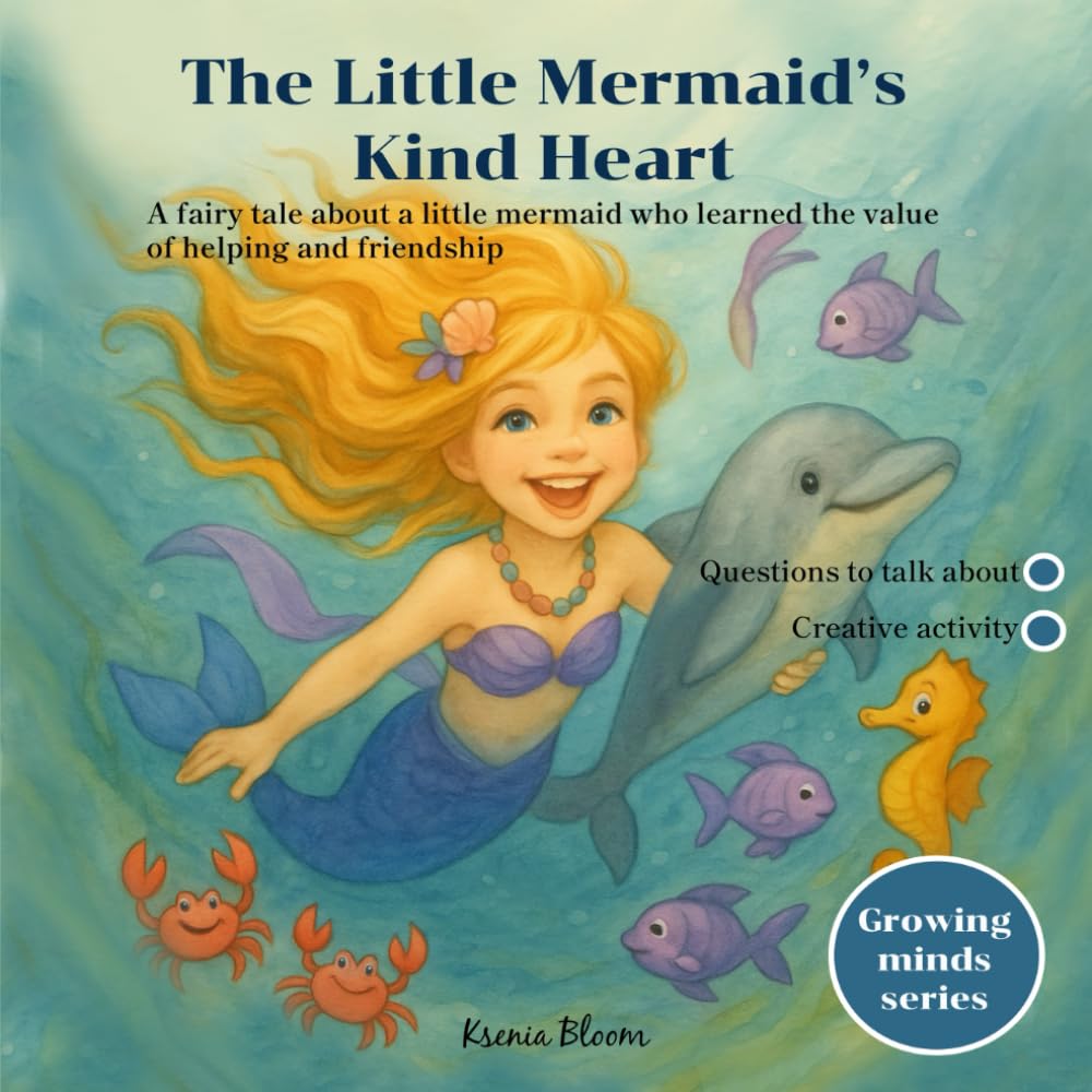 The Little Mermaid’s Kind Heart: A fairy tale about a little mermaid who learned the value of helping and friendship (Growing Minds Series)