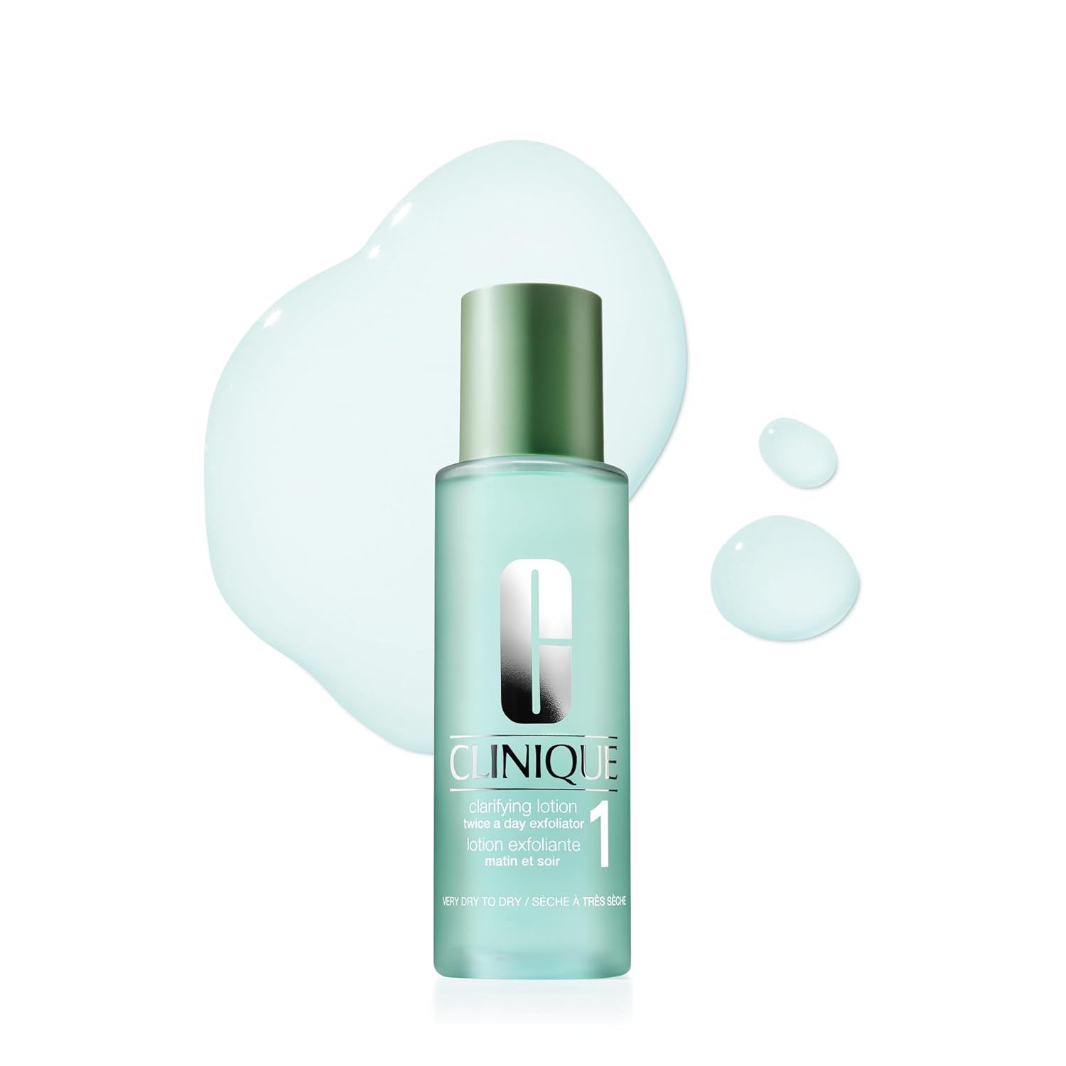 Clinique 3-Step Clarifying Lotion Face Exfoliator 1 | Toner With Witch Hazel + Salicylic Acid | For Very Dry Skin Types