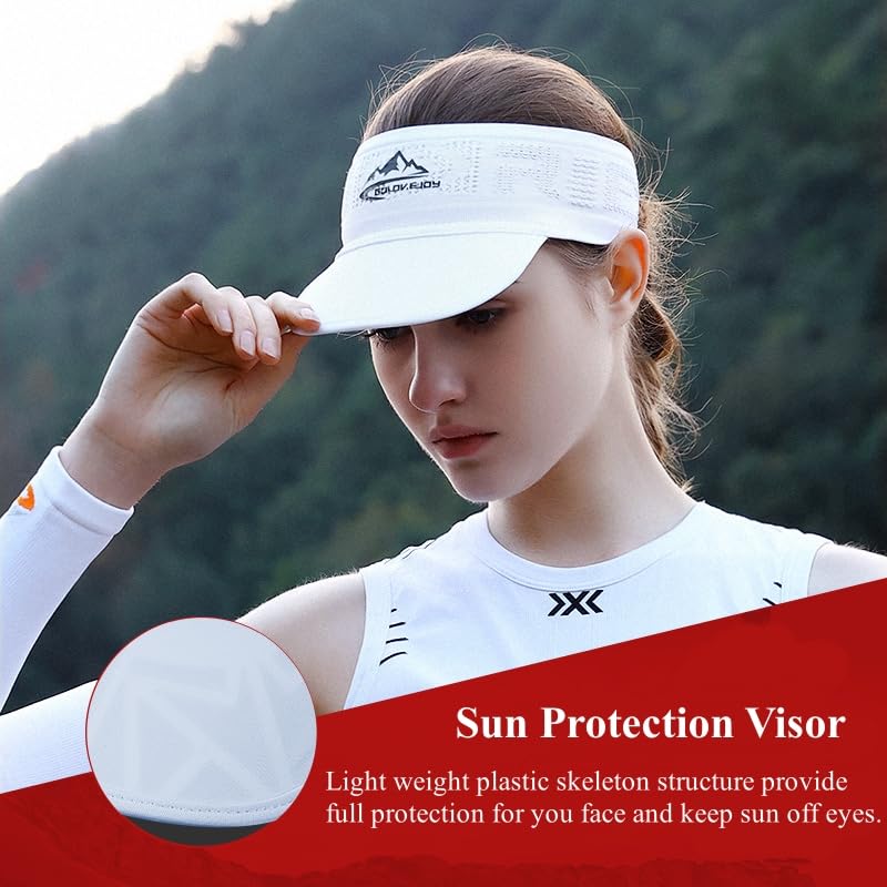 Image of Sport Sun Visor Hats for Men Women Headsweats Sunvisor Cap for Men Women Sun Visors for Running, Golf, Tennis, Softball
