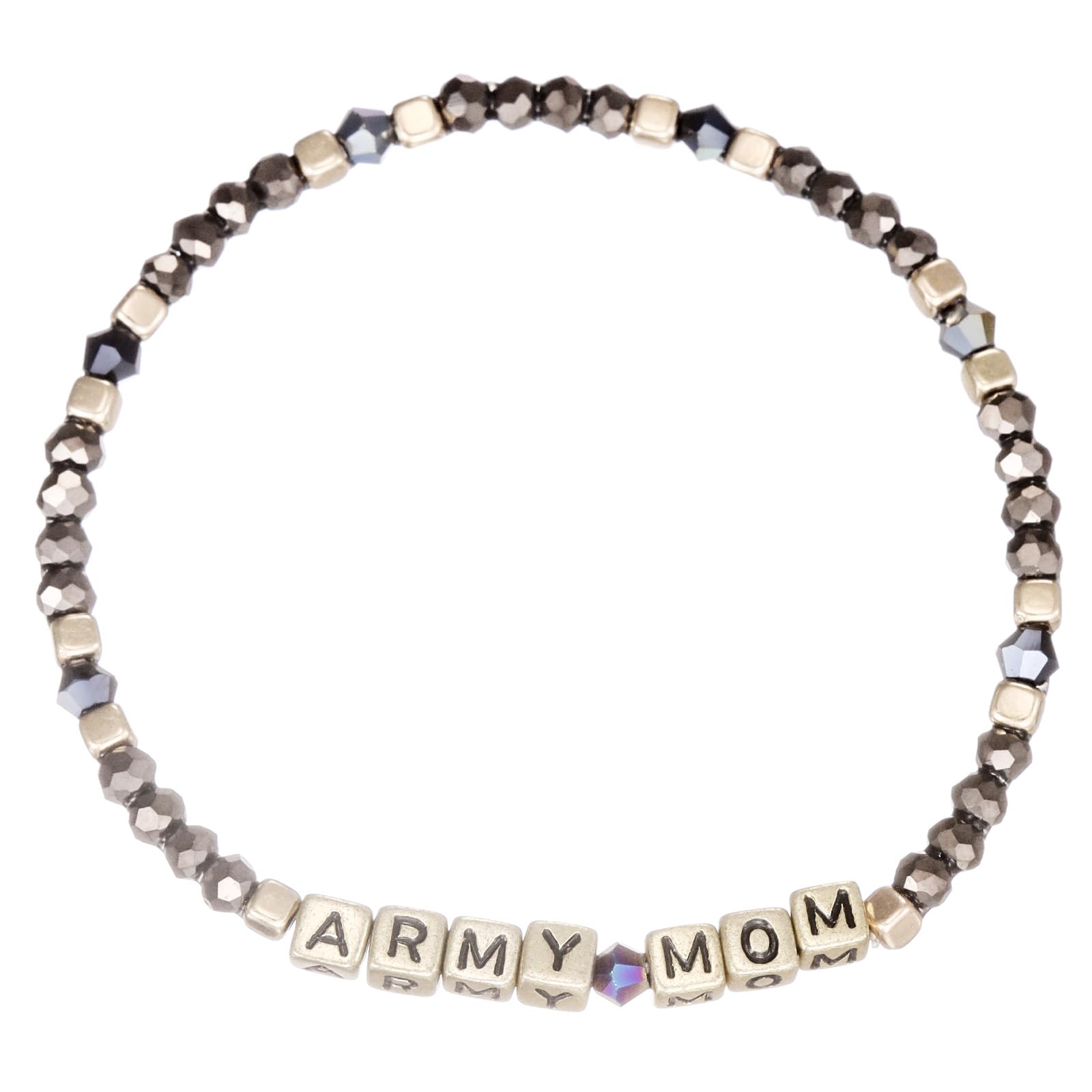 KivoslivizArmy Mom Bracelet for Women Gifts Military Mom Bracelets Jewelry Proud Army Mom Bracelet