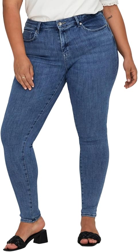 ONLY ONLPOWER MID SK PUSH REA2981 NOOS Dames Jeans - Maat XL X L34 | OVERIG | Wij helpen je kiezen