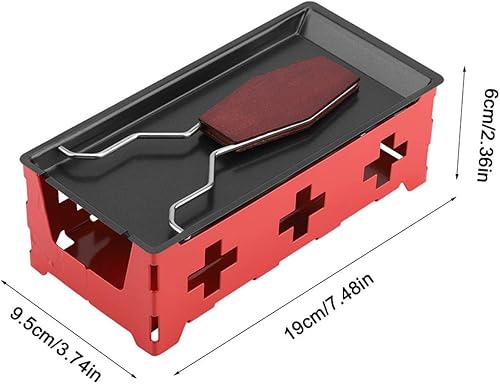 Miniatura 4 de Rotaster de raclette de queso. Juego de mini raclette de acero al carbono, bandeja para hornear queso raclette con espátula para restaurante,