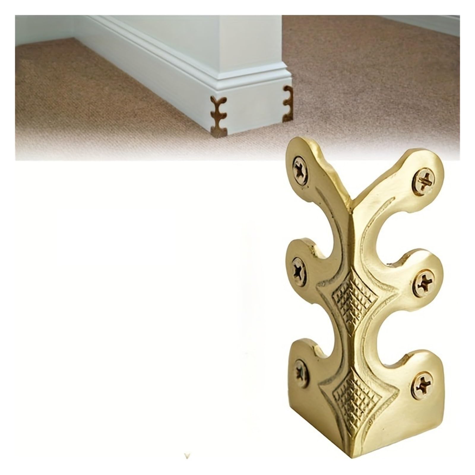 Lqrctry Golden Metal Corner Guards