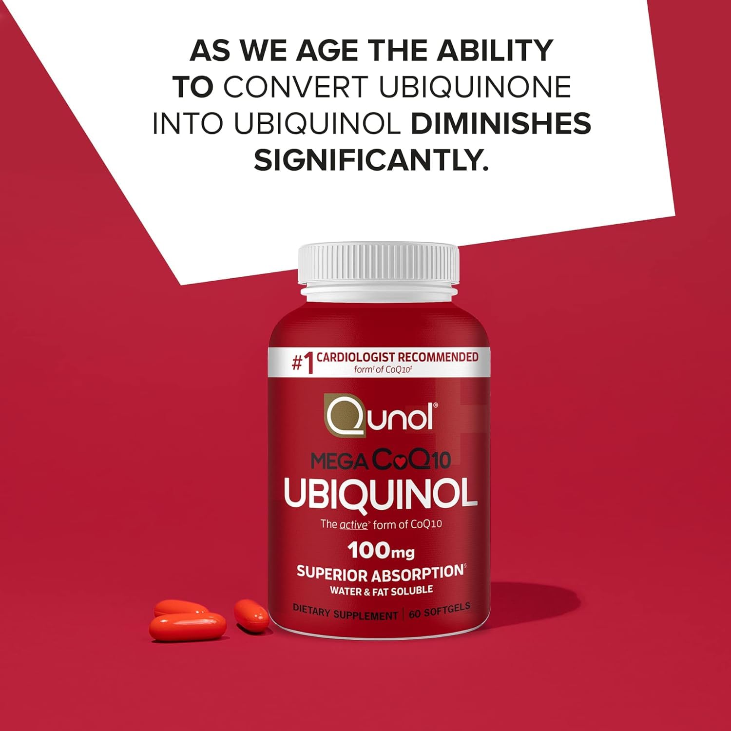 Qunol - Ultra CoQ10 100 MG, 2Pack (120 Count)