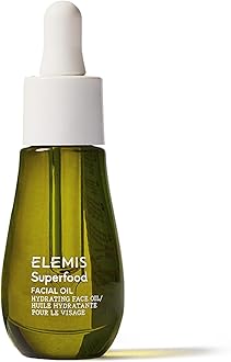 - ELEMIS Superfood Facial Oil - Antioxidant-Rich Nourishing Serum, Radiance-Enhancing Lightweight Skin Elixir, Hydration Booster, Non-Greasy Botanical Blend - 15ml