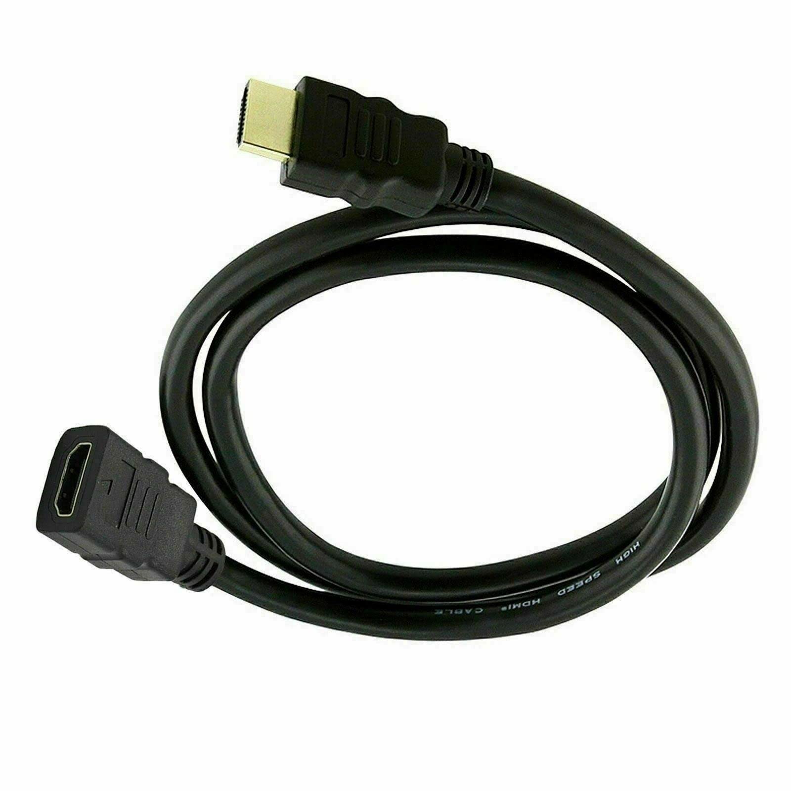 Mr. Gadget's Solutions HDMI Extension Cable Male to Female HDMI 4K 3D 1.4v HDMI Extended Cable For HD TV LCD Laptop Projector- 2m Black - Image 4