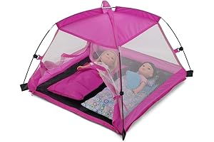 Emily Rose 14-18 Inch Doll Tents For Girls, Indoor/Outdoor Camping Adventure Play...