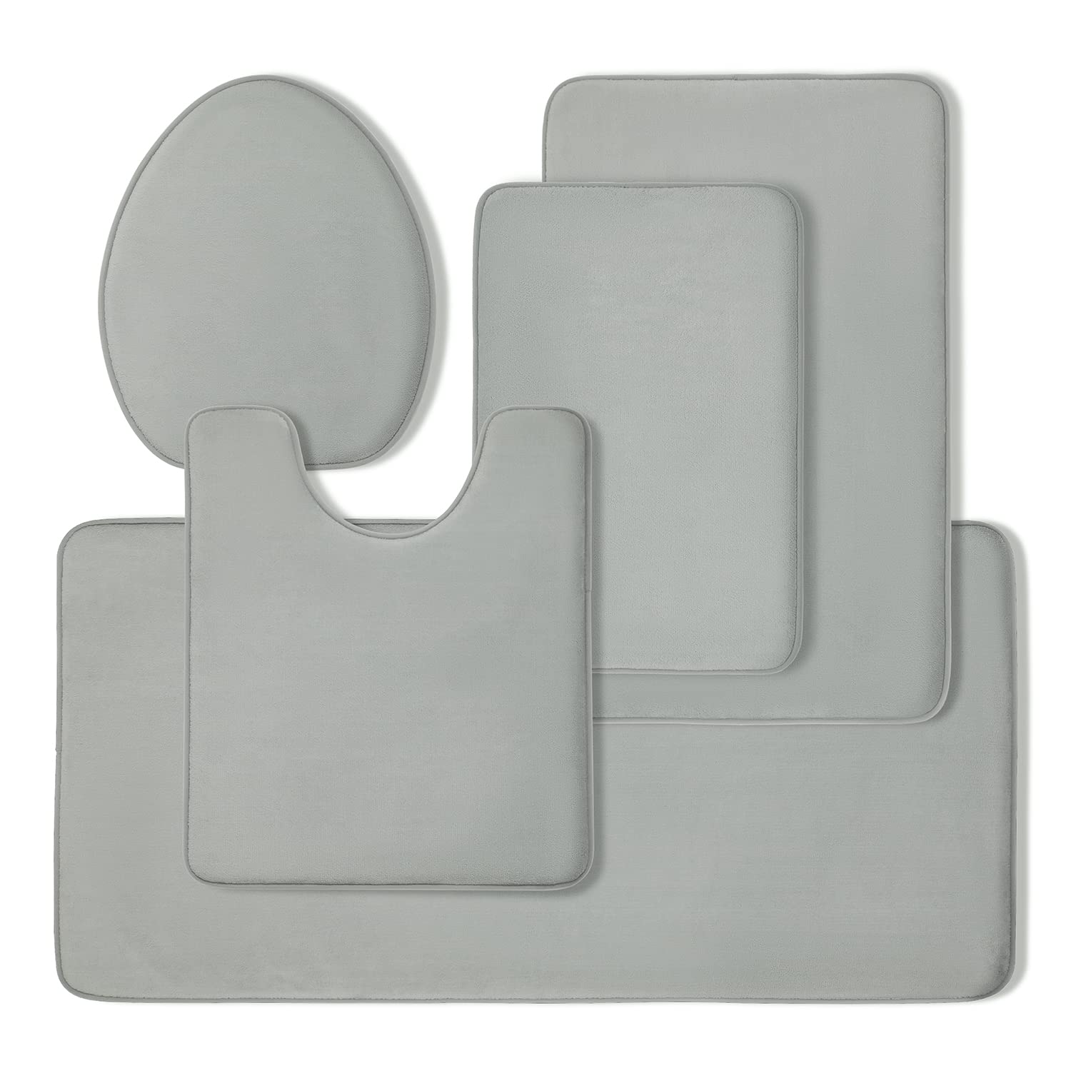 HAOSHICS Tappeto da bagno con motivo ciottoli, morbido, antiscivolo, ad asciugatura rapida, assorbe l'acqua, per il bagno di casa, accessori per il bagno, decorazione per il bagno, decorazioni per il