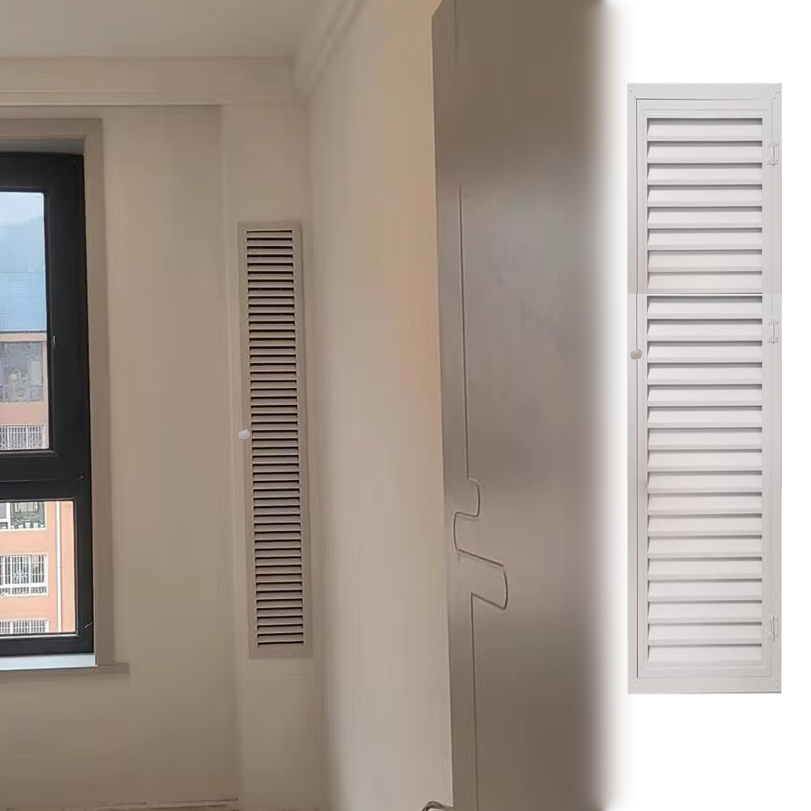 Solución para ocultar registros: panel de acceso de aluminio empotrado para fontanería