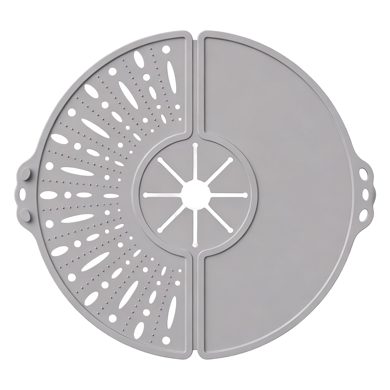 Zxfdsfdbnm Silicone Foldable Splatters Guard Lid Universals for Most Pots Frying Pan Oil Greases Splashes Screen Kitchen Accessories Fry Pan Cover