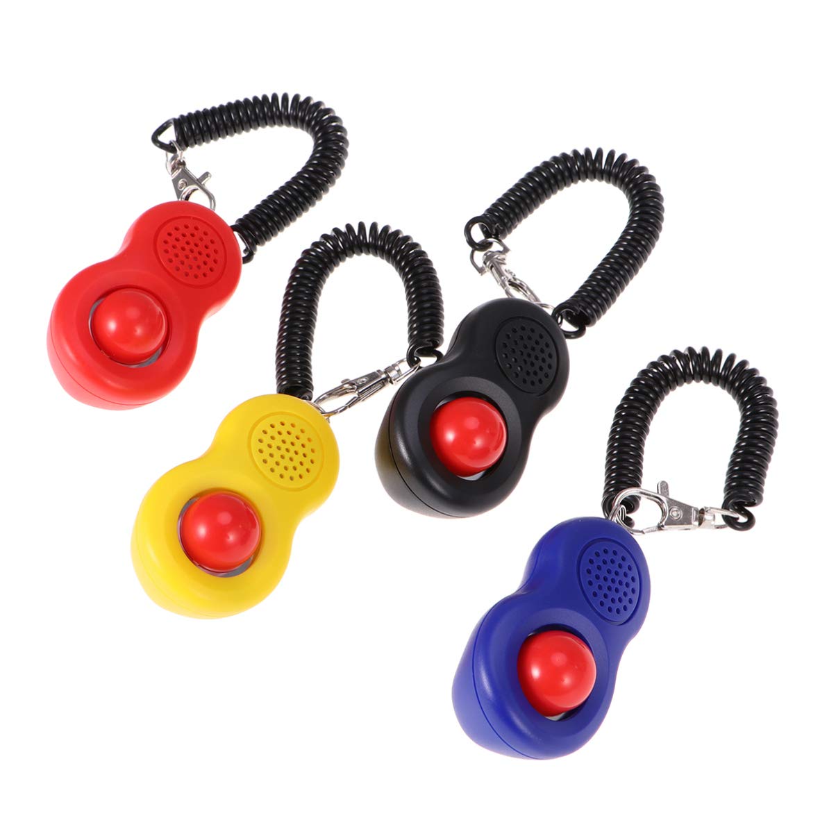 POPETPOP 12pièces Clicker Entraînement pour Animaux De Compagnie Ensemble Professionnel avec Dragonne Élastique pour Chiens Et Design Ergonomique pour Entraînement