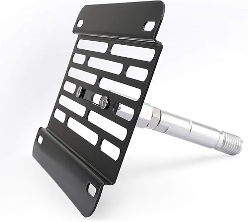 Gancho de remolque de parachoques Soporte de montaje para placa de matrícula para Mazda3 Mazda6 13-up Mazda CX-5 16-up MX-5 Miata Negro