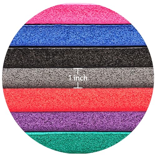 Fitvids 1/2-Inch Extra Thick High Density Anti-Tear Exercise Yoga Mat with Carrying Strap
