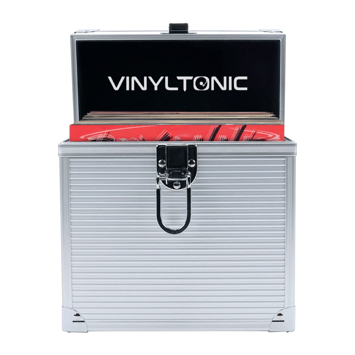 Valigetta portaoggetti in vinile con panno, 17,8 cm o 30,5 cm, 3 colori a scelta