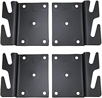 Vista 7 de Mcredy 2 piezas de ganchos de madera resistentes para riel de cama, ganchos universales para marcos de cama, piezas de repuesto con tornillos