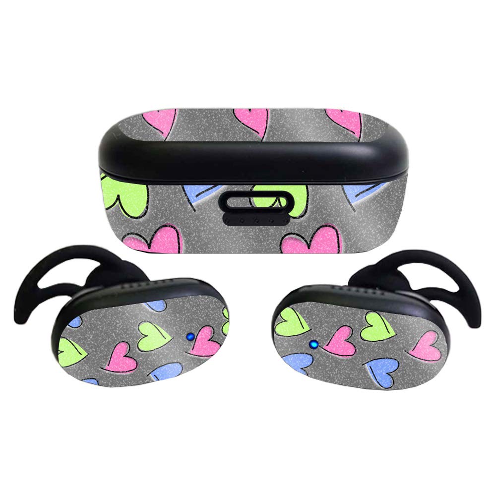 MIGHTY SKINS MightySkins Glossy Glitter Skin Compatible with Bose QuietComfort Earbuds (2020)