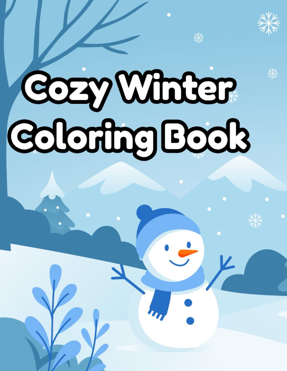 Cozy Winter Coloring Book: Winter Coloring Book