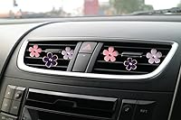 Vista 27 de Clips para salidas de aire - 6 piezas de decoración de margaritas para automóvil para salidas de aire y aire acondicionado - Accesorios