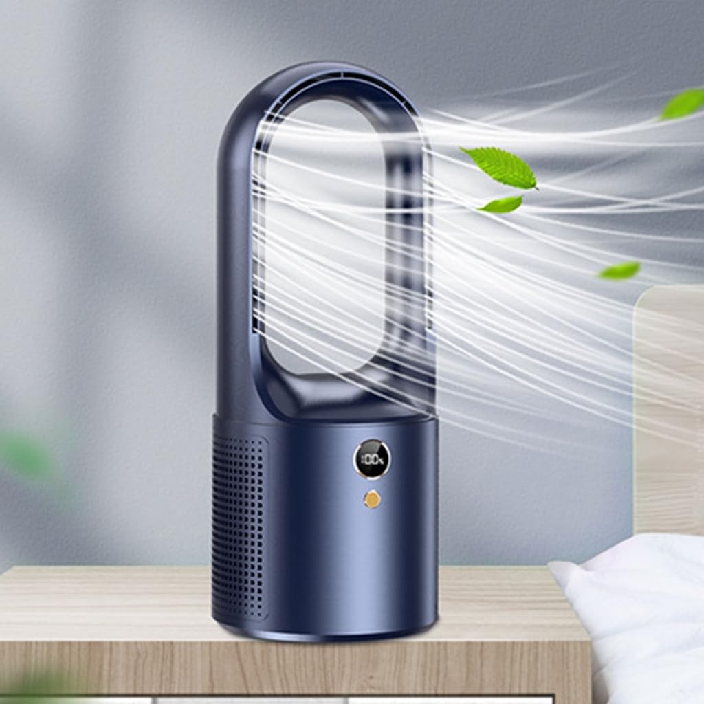 Ventilador USB de 6 velocidades, ventilador de plástico para oficina, ventilador de escritorio pequeño para dormitorio