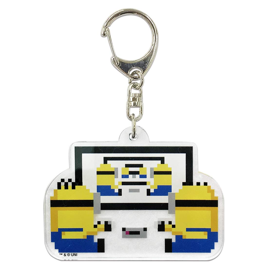 Amazon.co.jp: ミニオン アクリル キーホルダー ゲーム中 8bit MNKC387