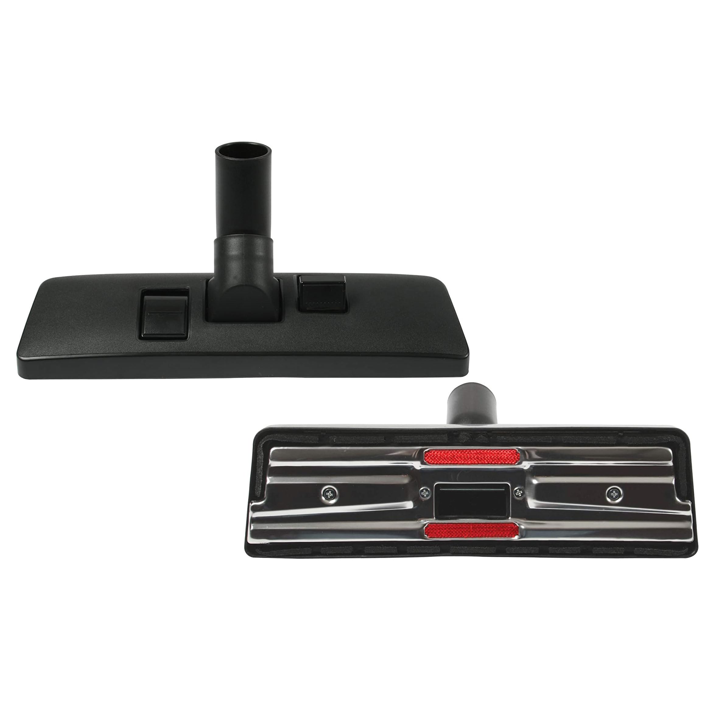 Central Technology Systems Black Universal Vacuum Floor Tool - 32Mm Fit For Numatic Henry, Hetty, Vax, Hoover & More - Dual Hard Floor & Carpet Head With Pedal Switch - Durable Replacement Attachment