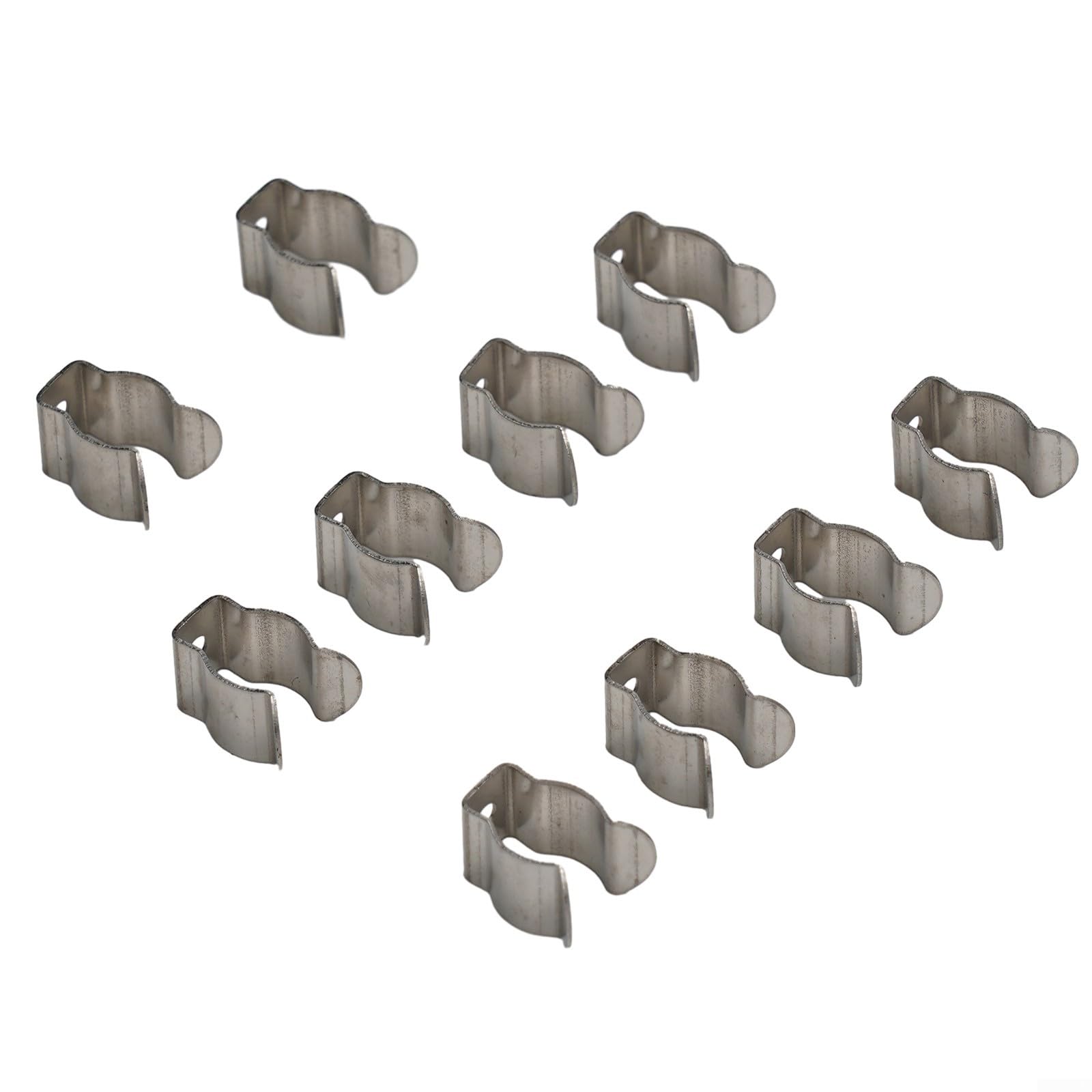Confezione da 10 clip a molla in acciaio inox (10 mm)
