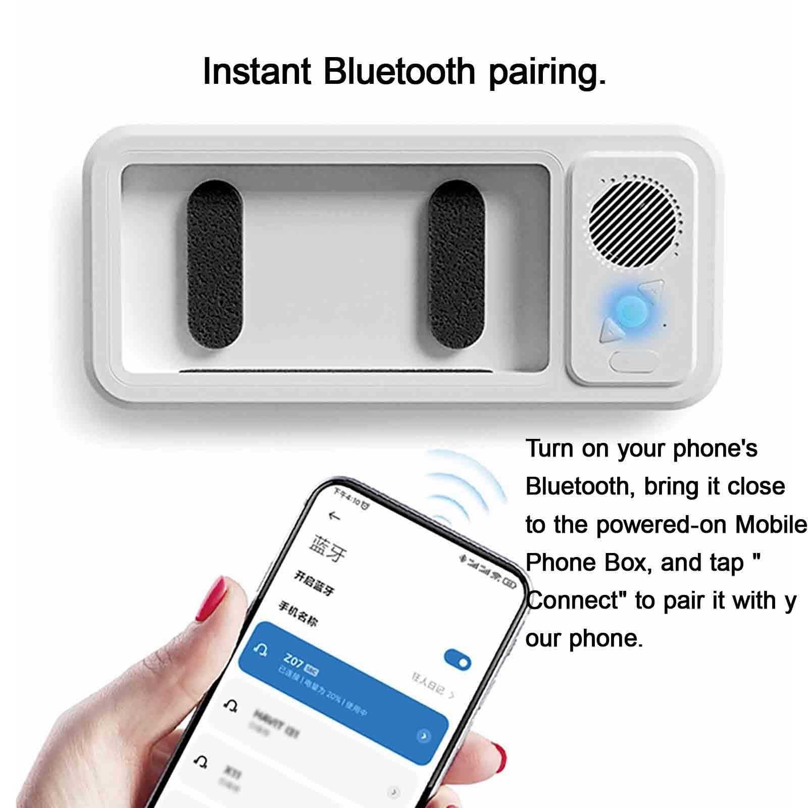 Supporto Per Telefono Da Doccia Impermeabile Regolabile Estensibile Porta Cellulare Doccia Antiappannamento Rotazione Per Da 4-7 Pollici(Bianca)