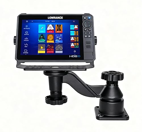 Strg Kayak Fish Finder Mount, Aluminum Fish Finder Swing Mount