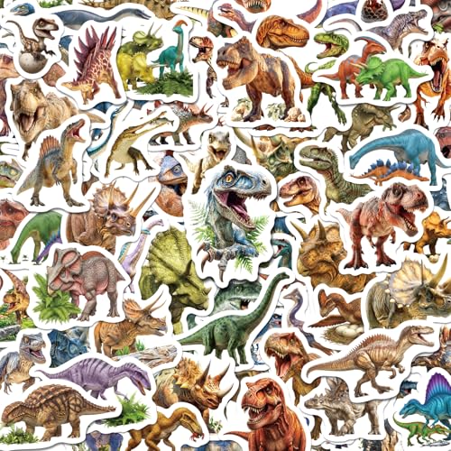 300 Pcs Jurassic Dinosaur Stickers Vinyl Stickers for Kids Dinosaur Stickers for Boys and Girls Perfect for Laptops Skateboards Water Bottles and More