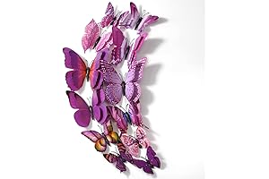24pcs Butterfly Wall Decor: A Fluttering Masterpiece for Your Space