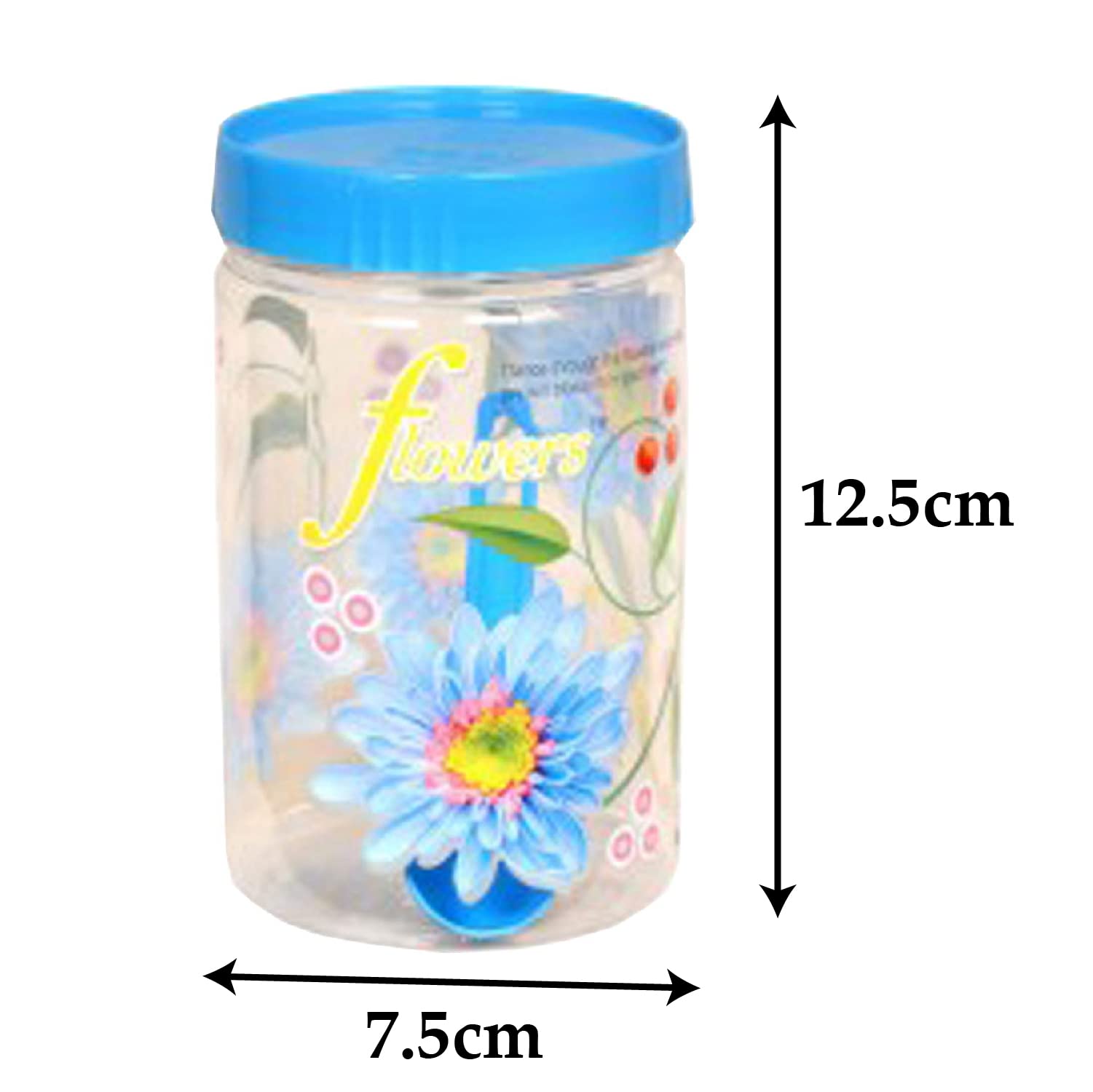 Kuber Industries 12-Piece Plastic Containers - Blue -4