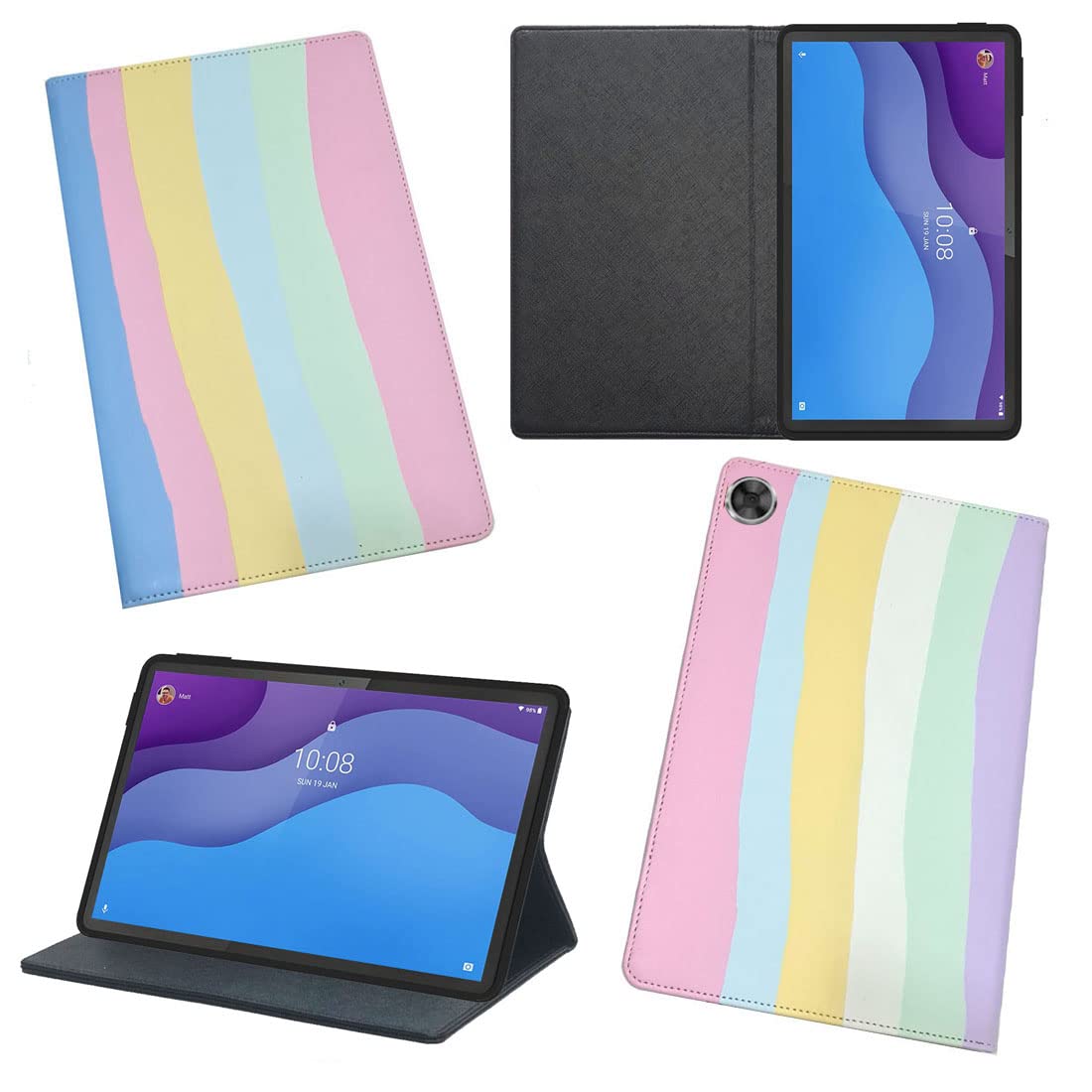 Zaoma Printed Flip Flap Case Cover Compatible for Lenovo Tab M10 HD 2nd Gen TB-X306X / TB-X306F Tablet - Multi Color 03 (B09YYNNKZ2) Amazon Price History, Amazon Price Tracker