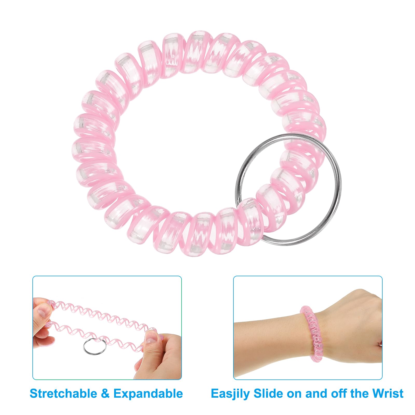 PATIKIL Stretchable Wristband Wristlet Keychain - Image 3