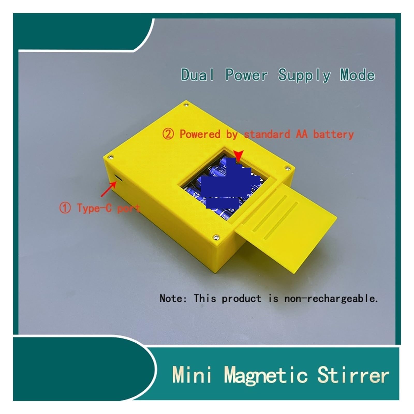 Mieszadło Laboratoryjne, Mini mieszadło magnetyczne, mocne mieszanie magnetyczne z wibracją i bezstopniową regulacją prędkości, kompaktowy przyrząd mieszający