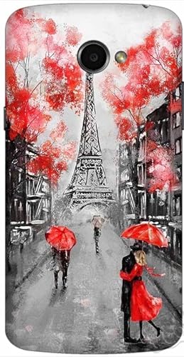 Schutzhülle aus Hartplastik, kompatibel mit LG K5, Design Paris