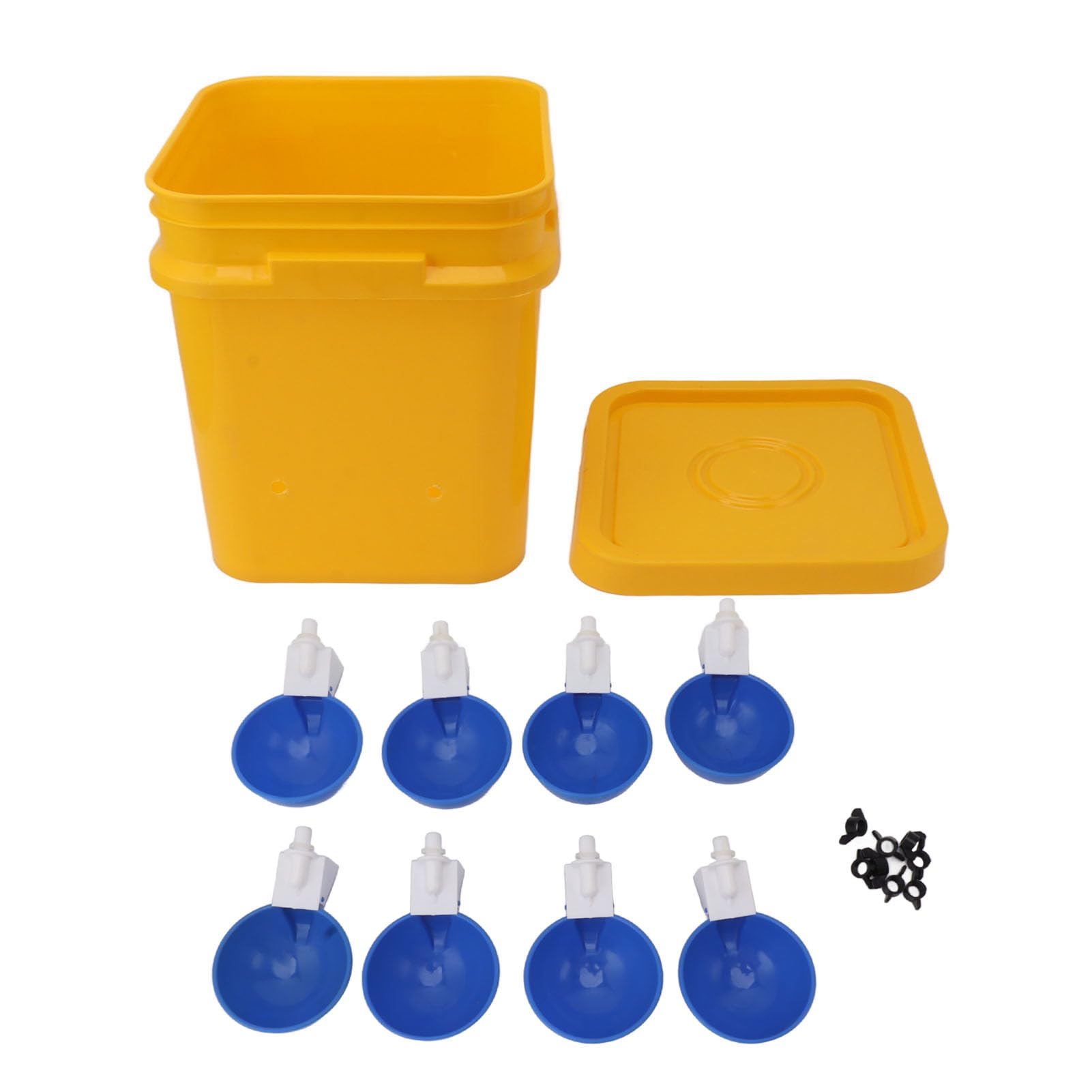 Bebedero Automático para Pollos, Alimentador Grande de Agua para Pollos, Equipo para Beber Aves de Corral, para Ganso, Pato, Pavo, Conejito (-3111230182713)