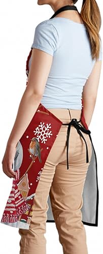 Miniatura 3 de Delantales de cocina resistentes a las manchas impermeables para parrilla barbacoa hornear 27 x 31 pulgadas